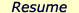 Resume