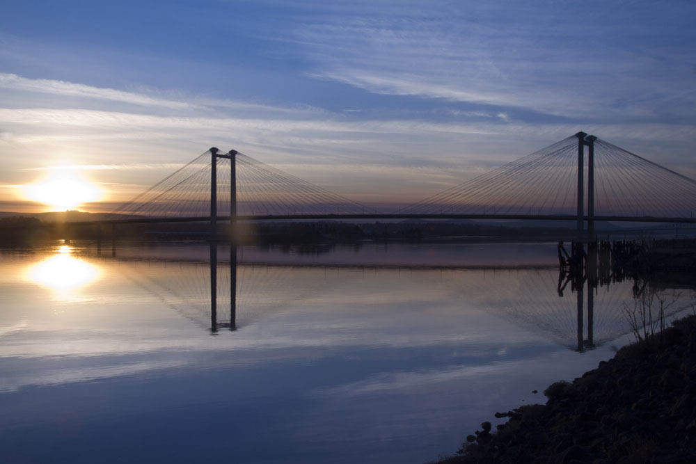 Bridge over the Colombia river in Washington